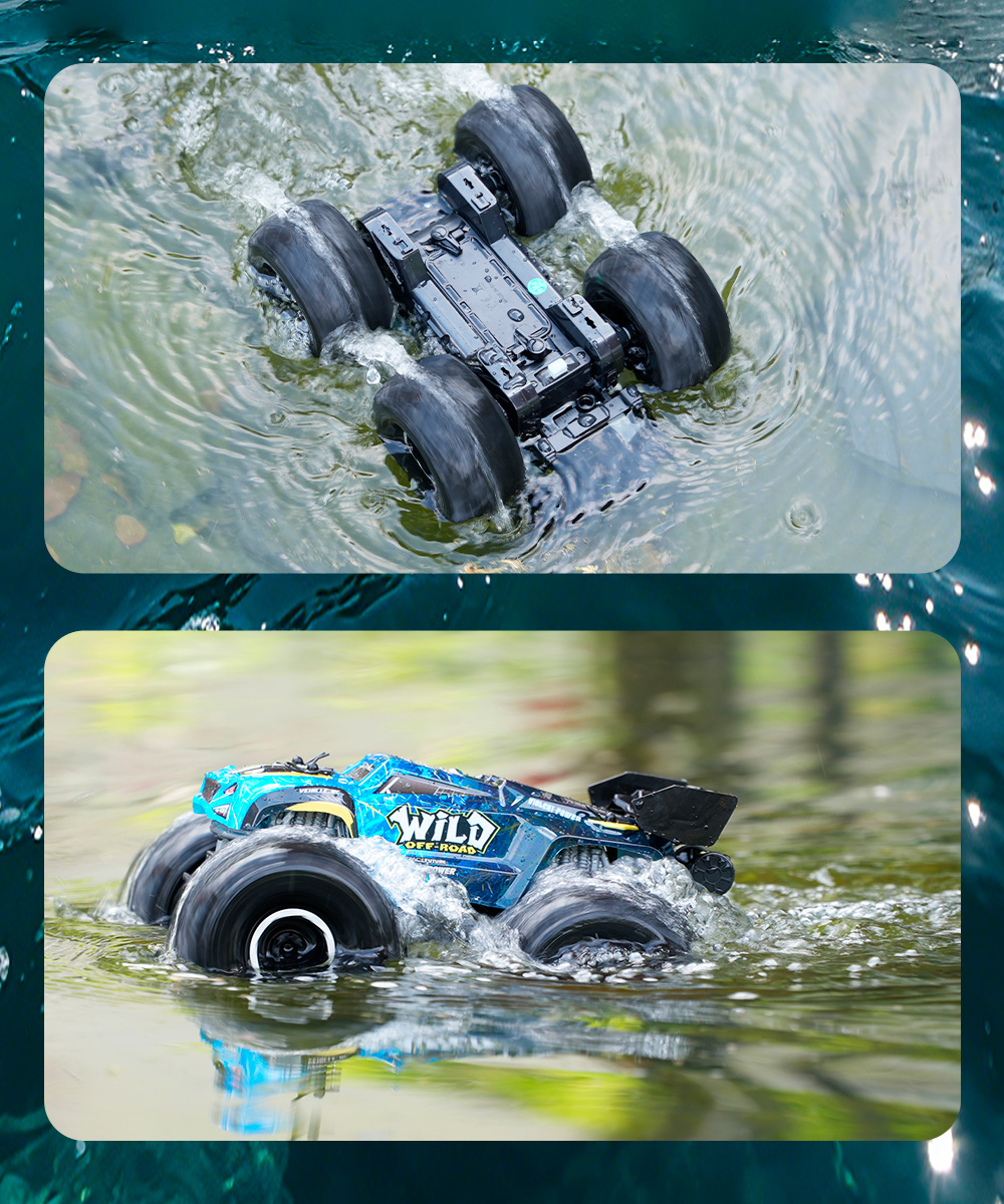 Kids Toys Long Island - Радиоуправляемый амфибийный монстр-трак 9IMOD 4WD: Внедорожник