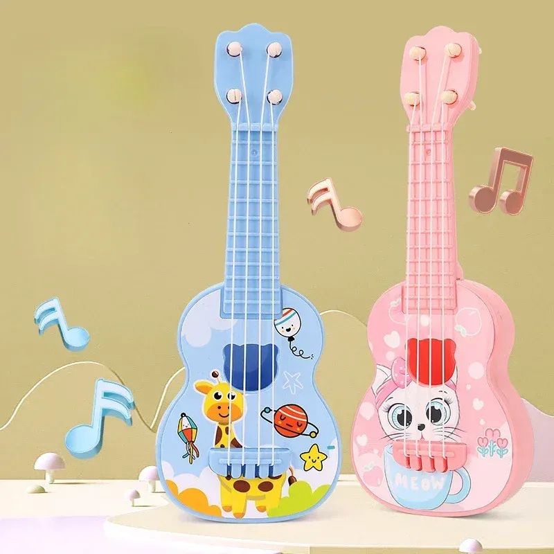 Kids Toys Under £5 - Детская музыкальная игрушка укулеле, 4 струны,