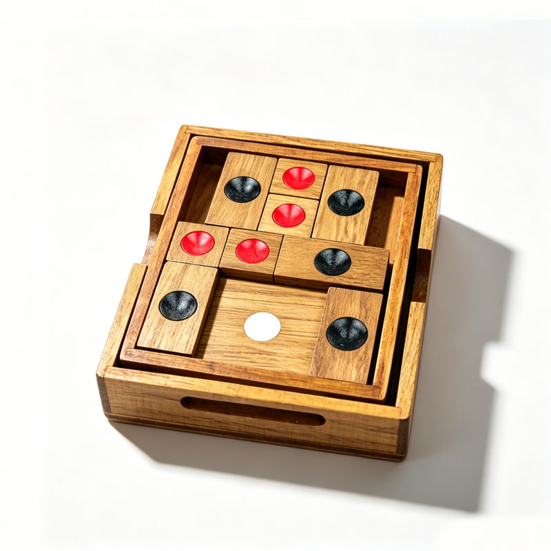 Wooden Puzzle Kids - Классическая головоломка ХуаРонгДао, деревянные головоломки с