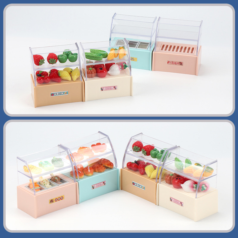 Kids Toys Store - 1/12 кукольный домик, мини-супермаркет, круглосуточный магазин,