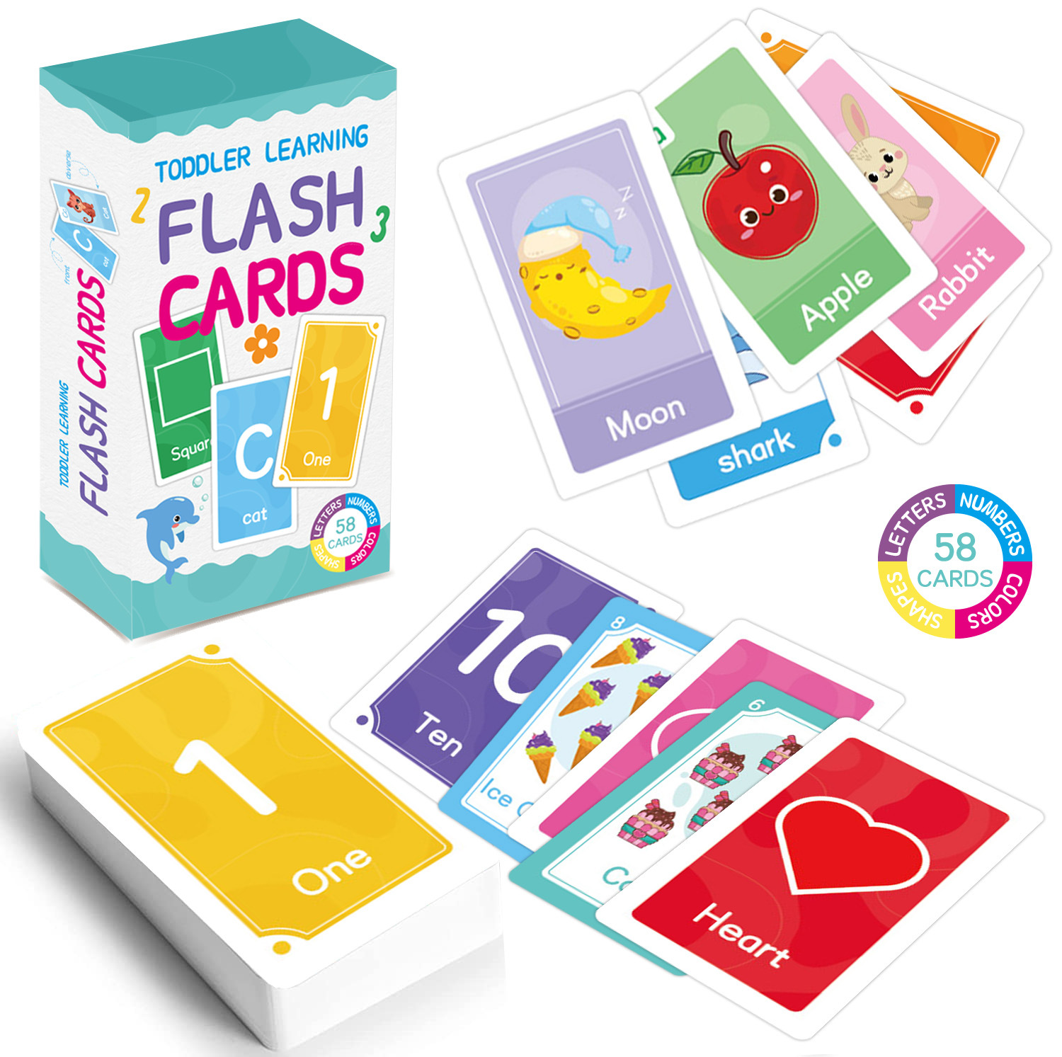 58 шт. карточки с алфавитом AB – обзор и цена Card Game Kids