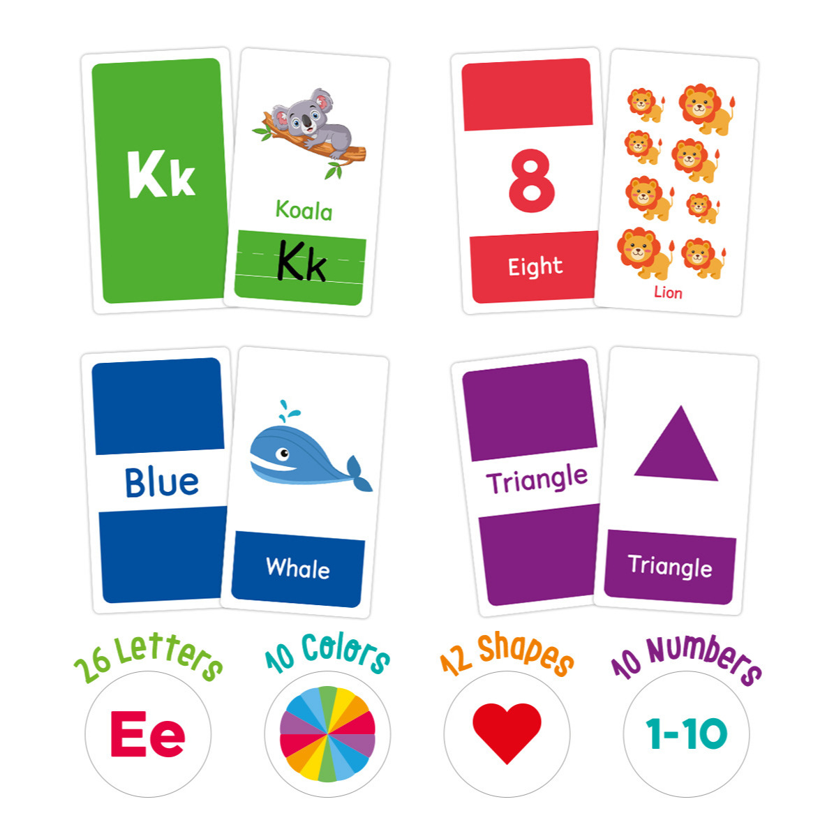 58 шт. карточки с алфавитом AB – обзор и цена Card Game Kids
