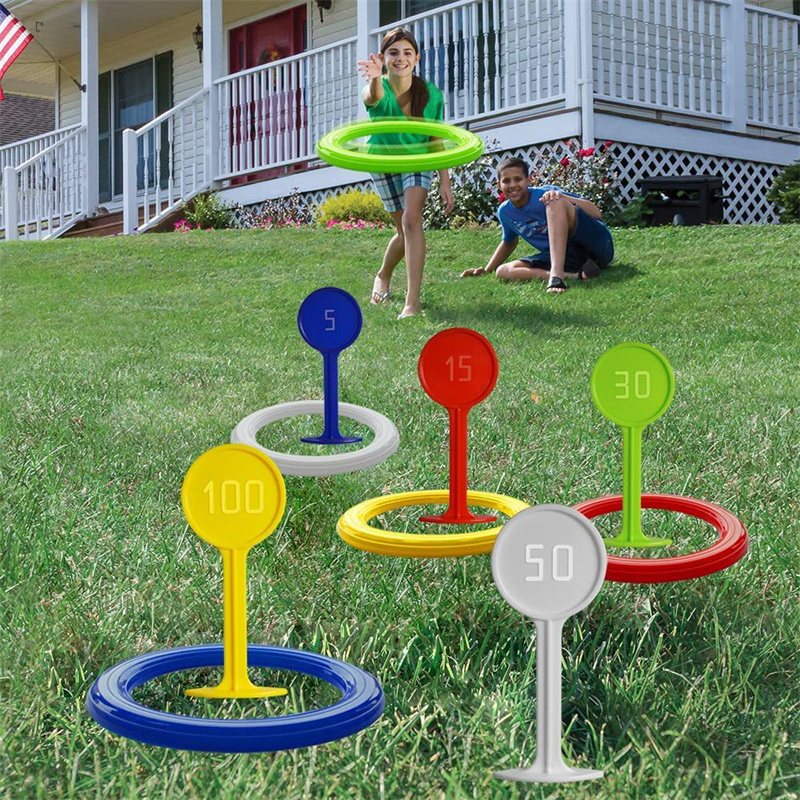 Пластиковая игра в кольцеброс  – обзор и цена Kids Yard Toys