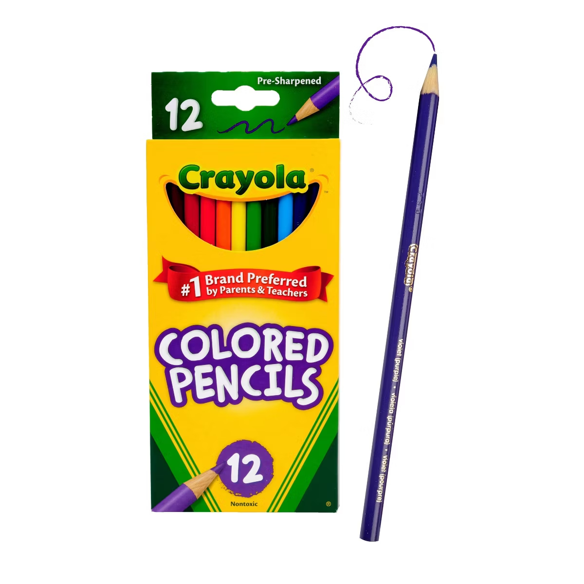 Цветные карандаши Crayola, 12  – обзор и цена Crayola Art Supply
