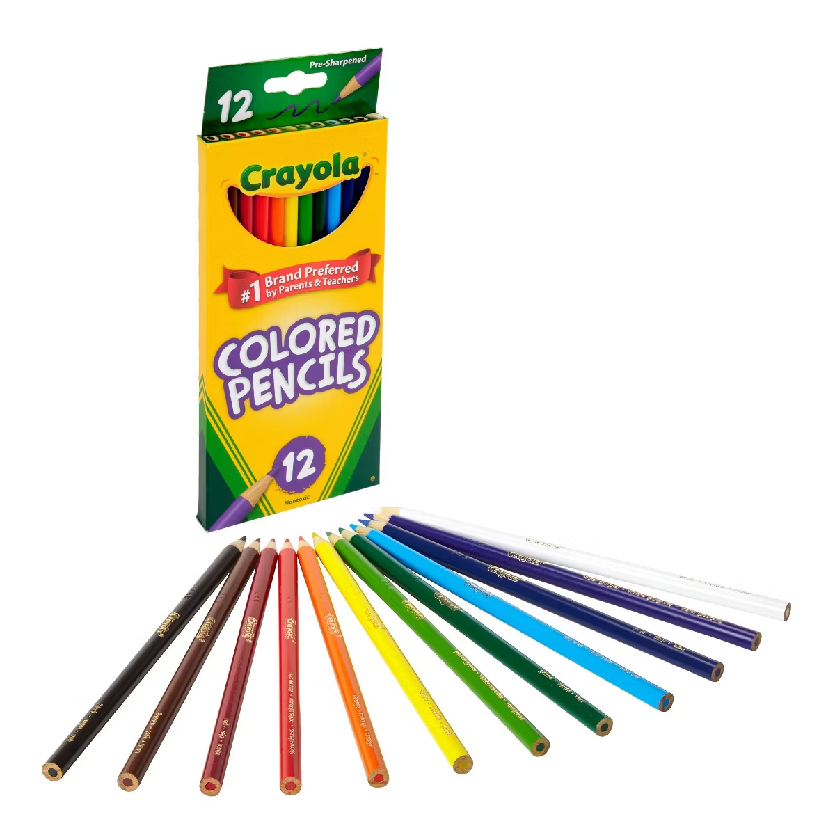 Цветные карандаши Crayola, 12  – обзор и цена Crayola Art Supply