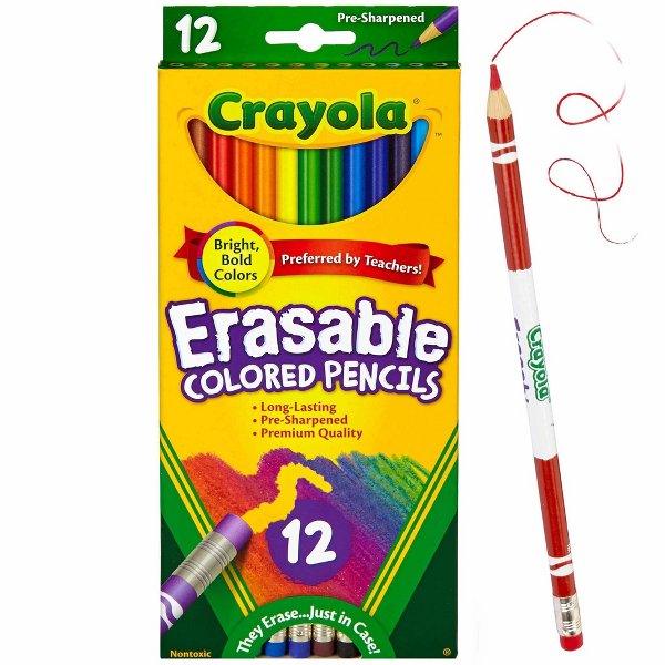 Стираемые цветные карандаши Cr – обзор и цена Crayola Art Supply