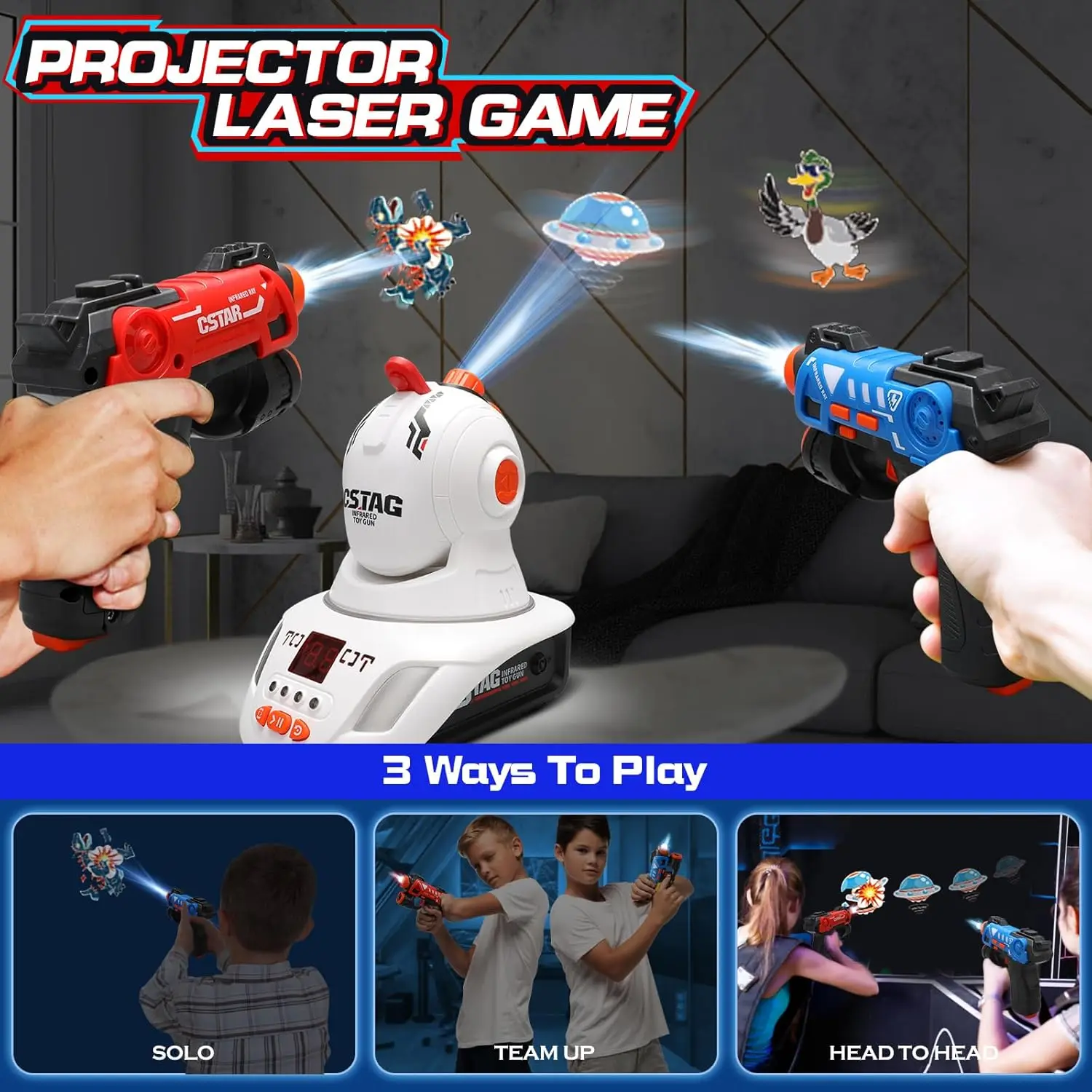 Детский лазертаг: набор инфрак – обзор и цена Laser Tag Set Kids